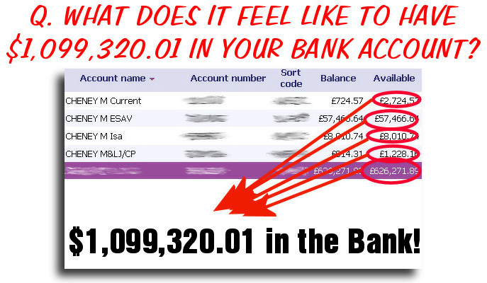 $1,099,320.01 in the Bank!